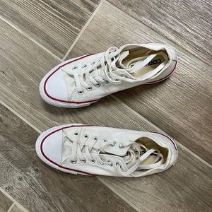 Converse white shoes
